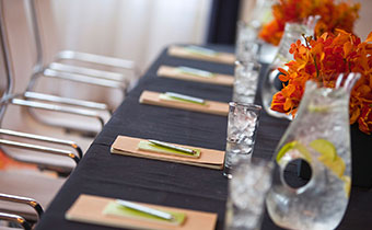 meeting space set up