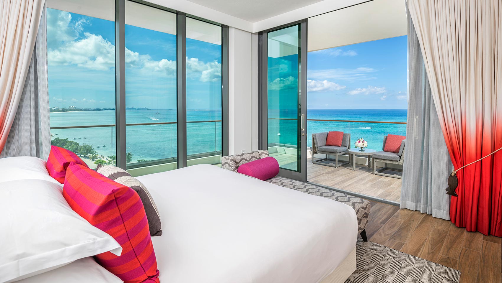guestroom with ocean view