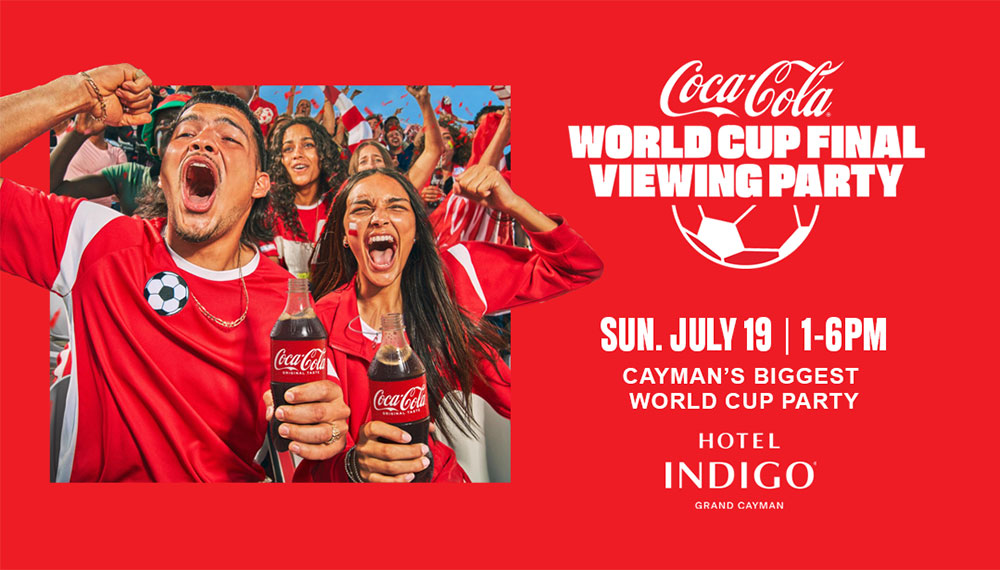 Coca-Cola World Cup Final Viewing Party Flyer
