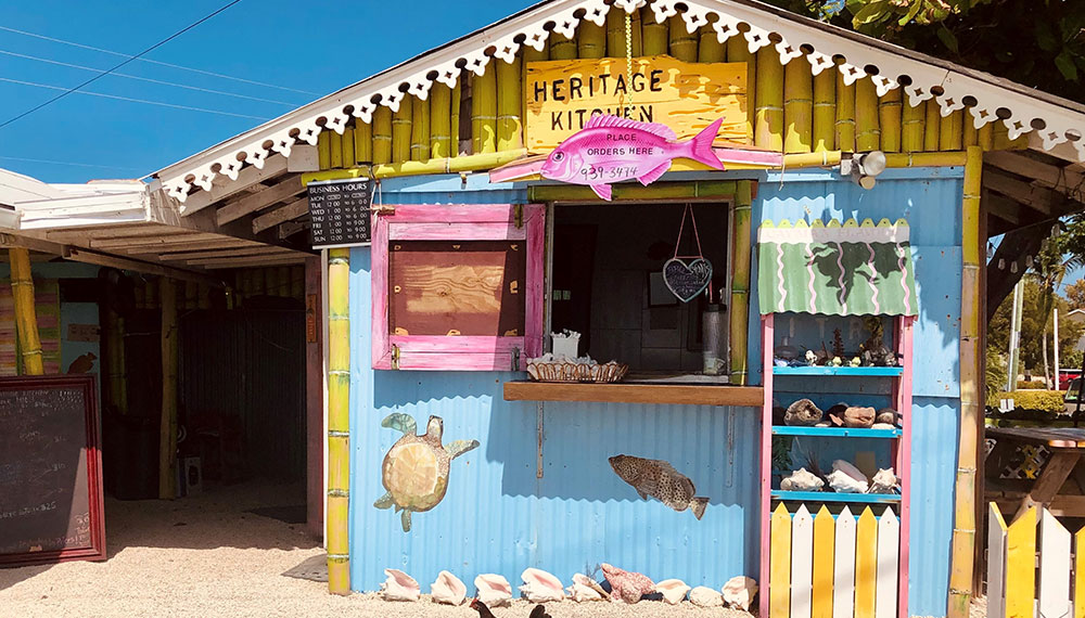 Small local restaurant facade