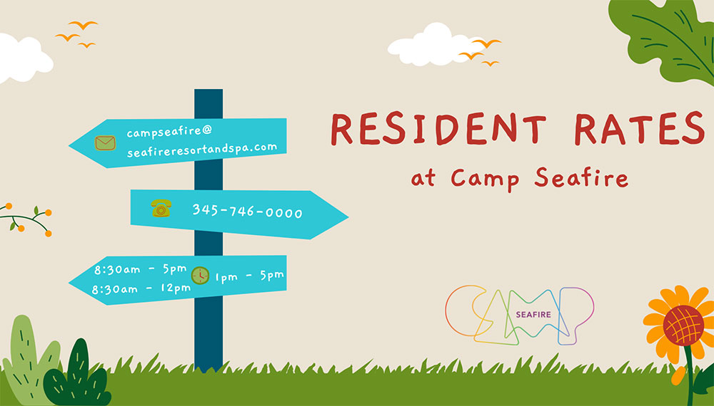 Resident Rate @ Camp Seafire Flyer