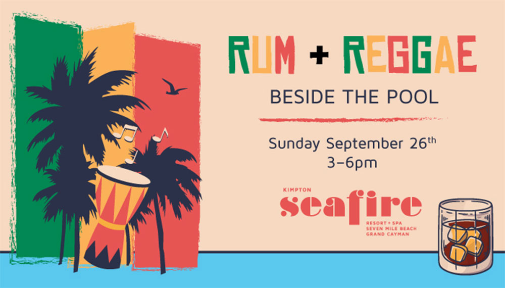 Rum + Reggae event flyer