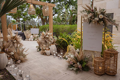Michelle and Joseph wedding ceremony
