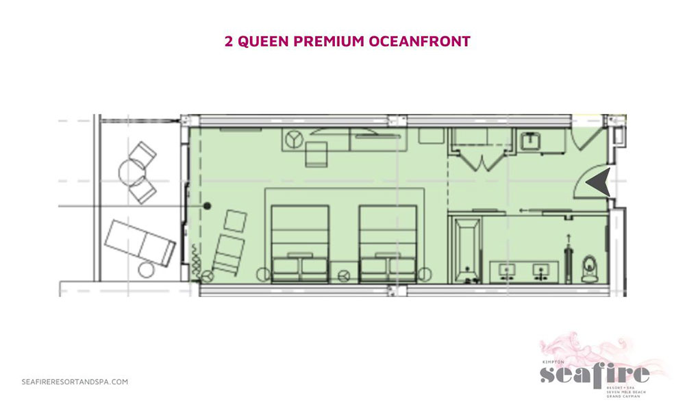 2 Queen Premium Oceanfront