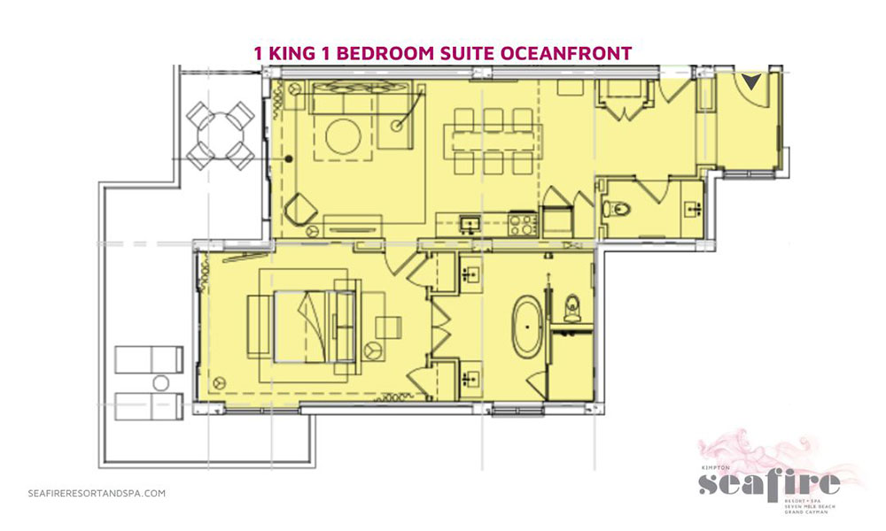 1 King 1 Bedroom Suite Oceanfront