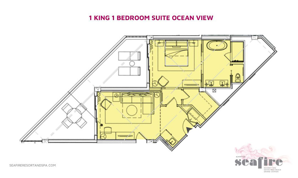 1 King 1 Bedroom Suite Ocean View