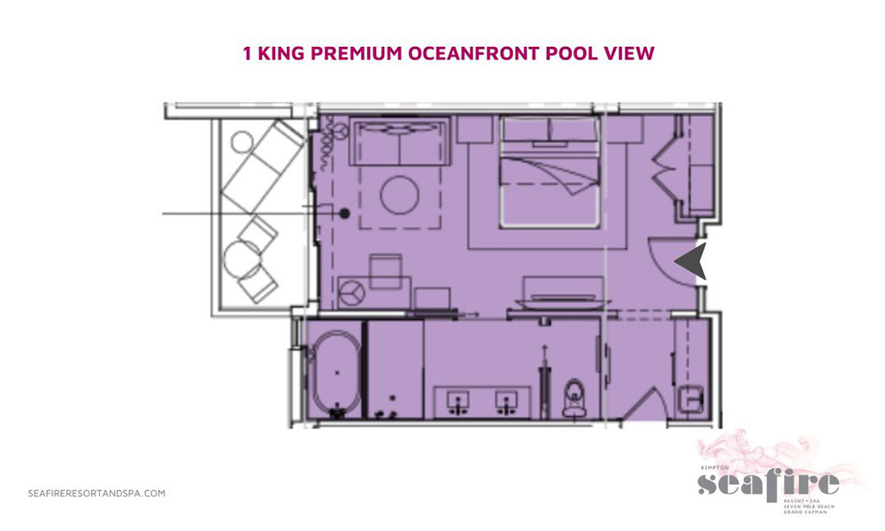 1 King Premium Spa Oceanfront