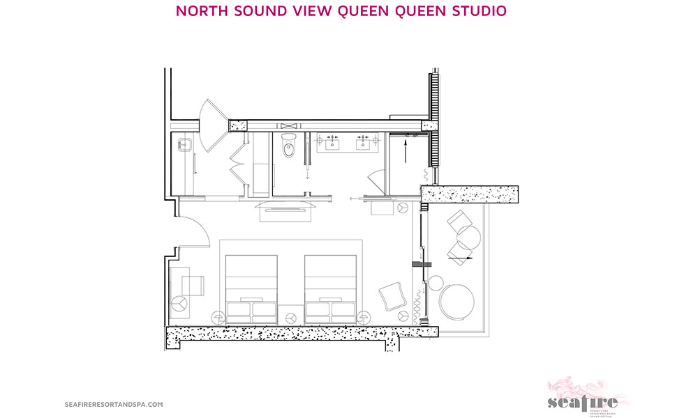 North Sound View Queen Queen Studio