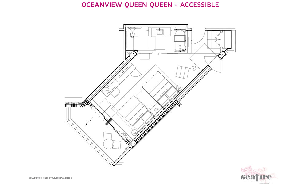 Oceanview Queen Queen ADA