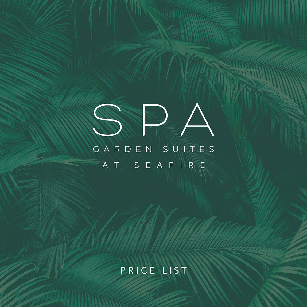 Spa Garden Suite Price List