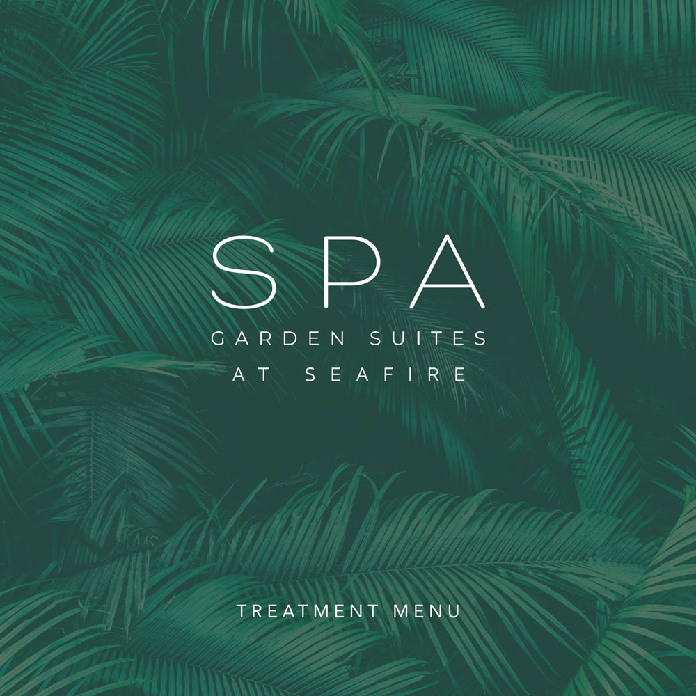 Seafire Spa Garden Suites Menu